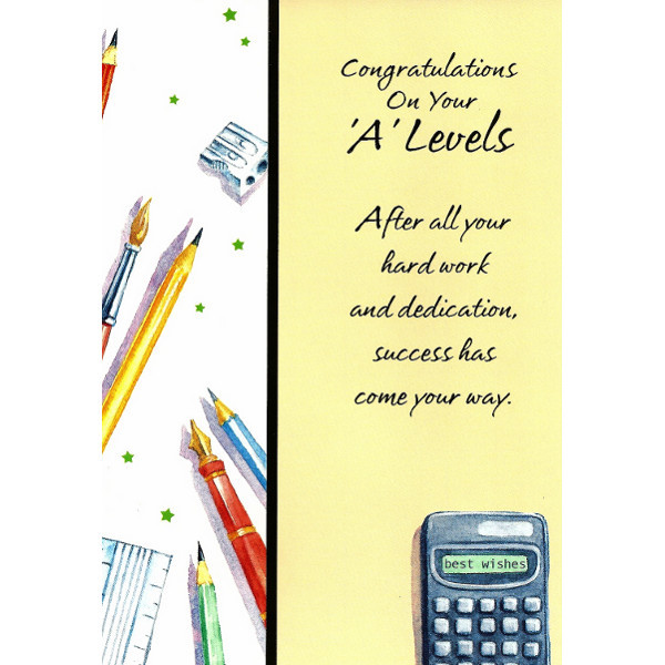 'A Level' Congrats - Calculator