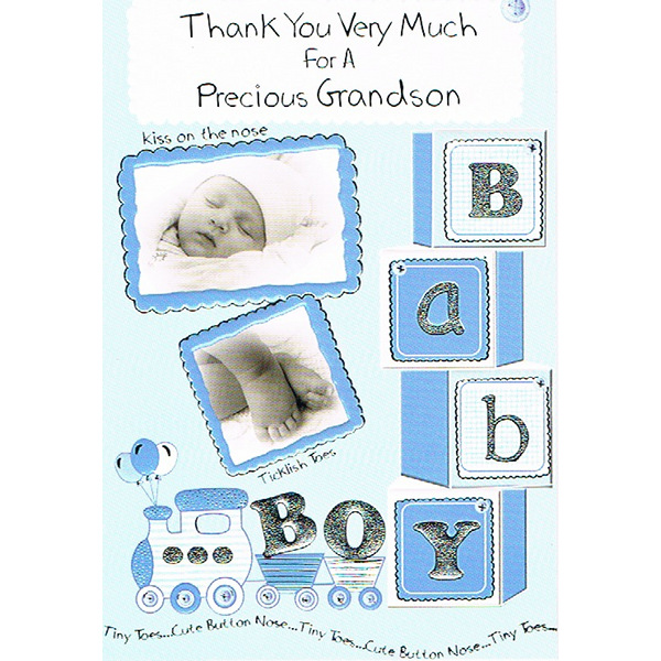 Thank You For A Grandson - Baby Boy