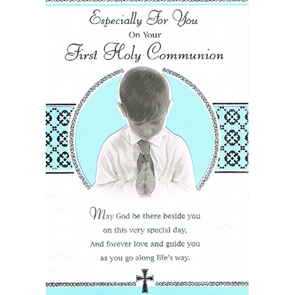 First Communion - Boy Praying