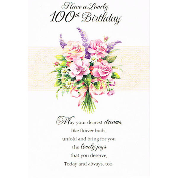 100th Birthday - F Flowers