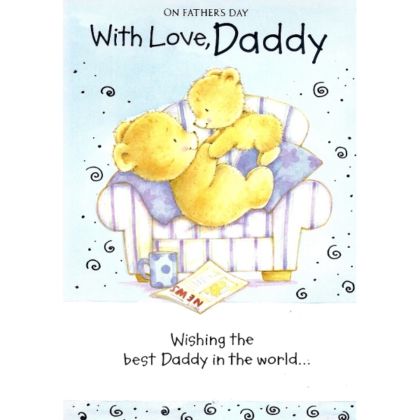 Fathers Day Daddy - Bears/Settee