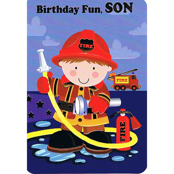 Son Birthday - Fireman