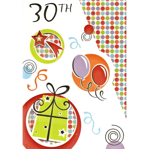 30th Birthday - N 30 Dots