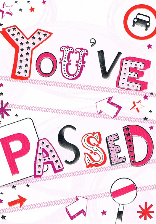 Passing Driving Test - F Pattern Letters