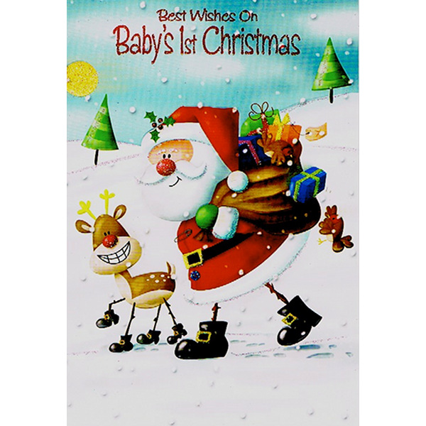 Babys 1st Xmas - Santa/Sack