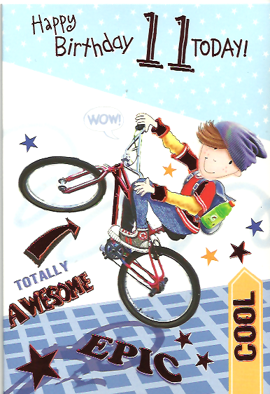 Boy Age 11 Bycycle