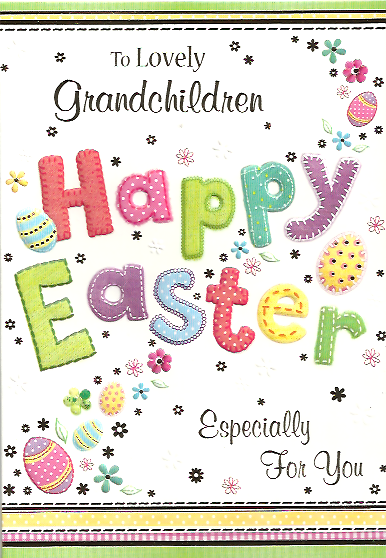 Grandchildren Easter Happy Easter