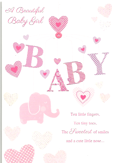 Baby Girl Pink Elephant