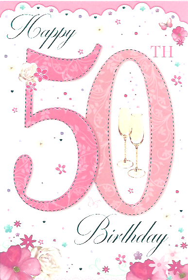 50th Birthday F.Pink 50