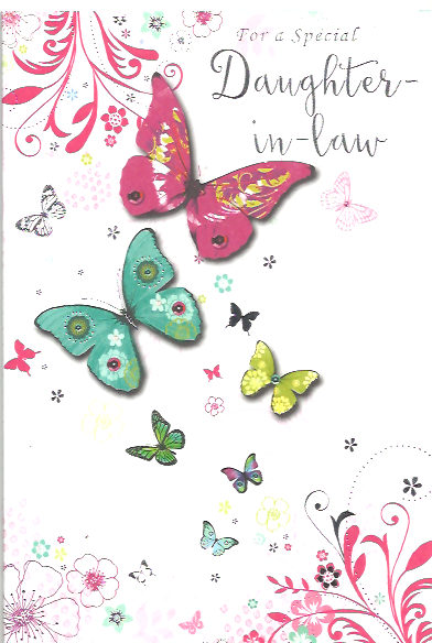 Daughter in Law Birthday Butterfly