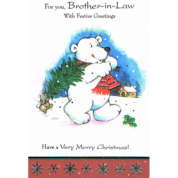 Brother-in-law Xmas - White Bear