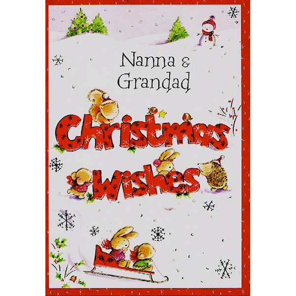 Nanna & Grandad Xmas - Christmas Wishes