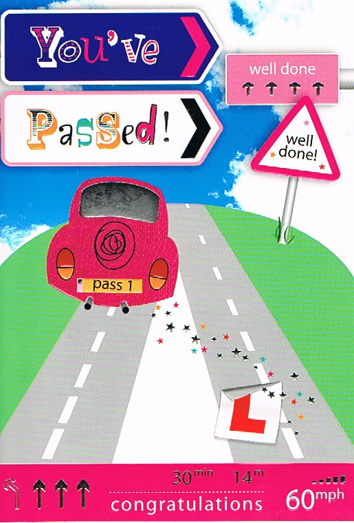 Passing Driving Test Female - Well Done