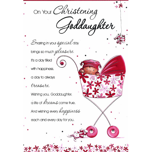 God Daughter Christening - Baby/Pram