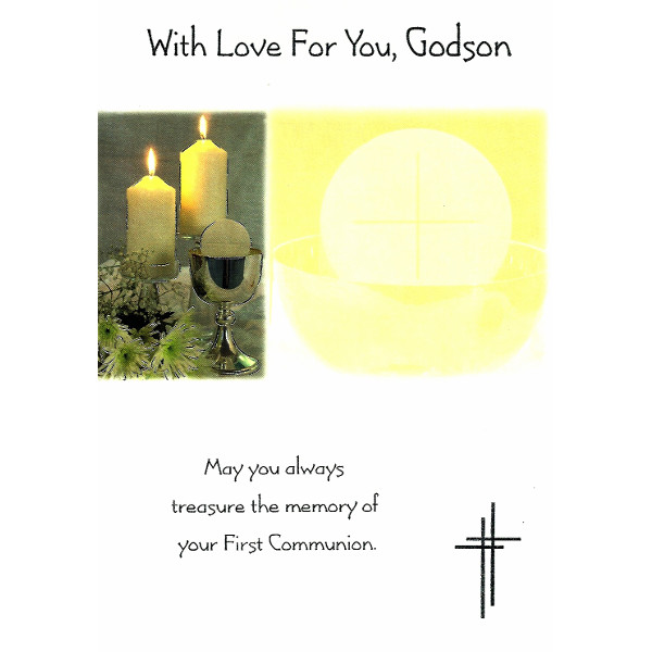 Godson First Communion - Candles