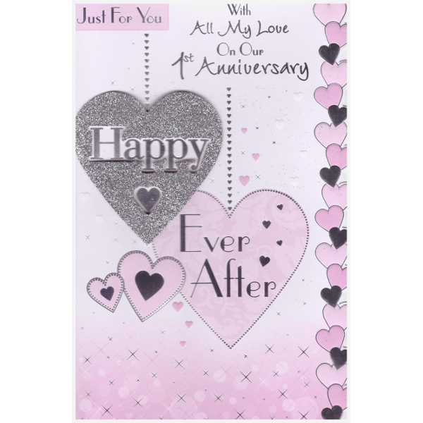 On Our 1st Anniversary - Lge Happy Ever After