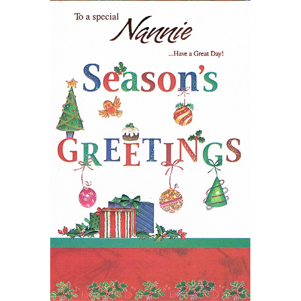 Nannie Xmas - Seasons Greetings