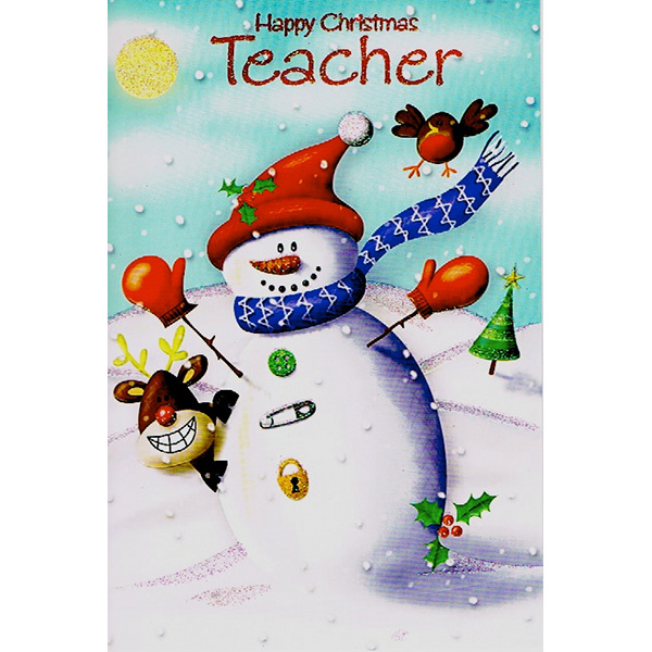 Teacher Xmas - Snowman