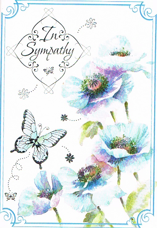 Sympathy - Blue Flowers
