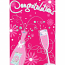 Congratulations - Pink Champagne