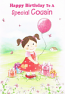 Cousin Birthday - Girl/Balloon