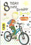 Boy Age 8 Boy/Bike