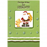 God-Daughter Xmas - Green Santa