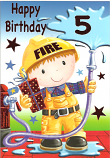 Boy age 5 Fireman