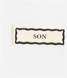 Personalised Label - Son