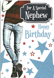 Neephew Birthday Blue Stars