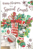 Special Couple Large Xmas Stockings Berries
