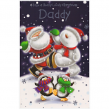 Daddy Xmas - Lge Santa/Snowman