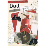 Dad Birthday - Lge Moped