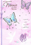 Nannie Birthday - 3 Butterflies