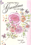 Grandma Birthday Pink Roses